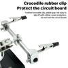 2026 New Helping Hands Magnifier Stand with Dual Alligator Clips Adjustable  5X Magnifying Glass Perfect for Soldering Crafting
