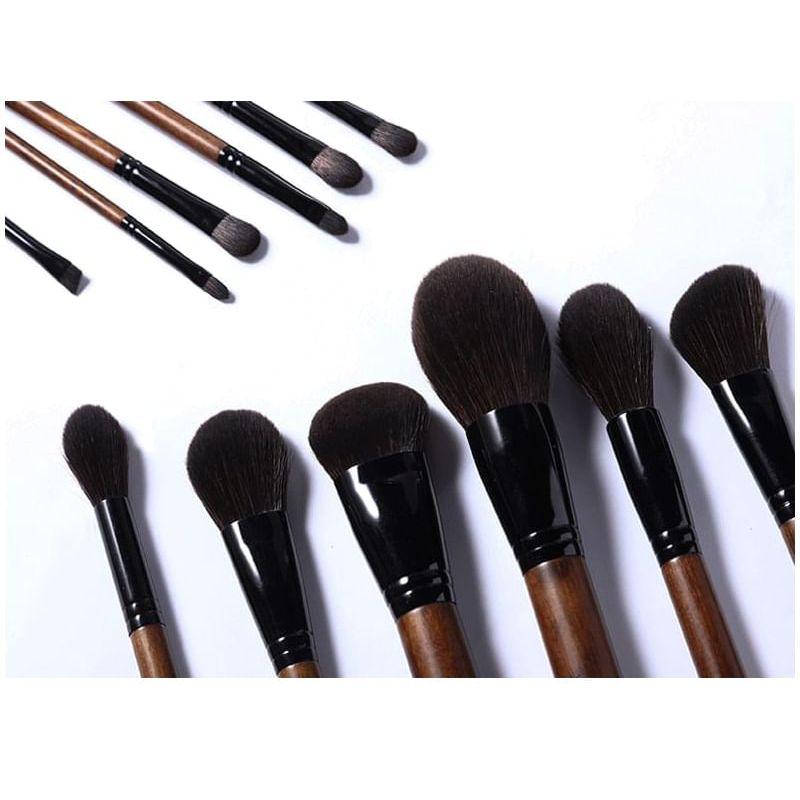 AME - Set of 15: Wooden Handle Makeup Brush