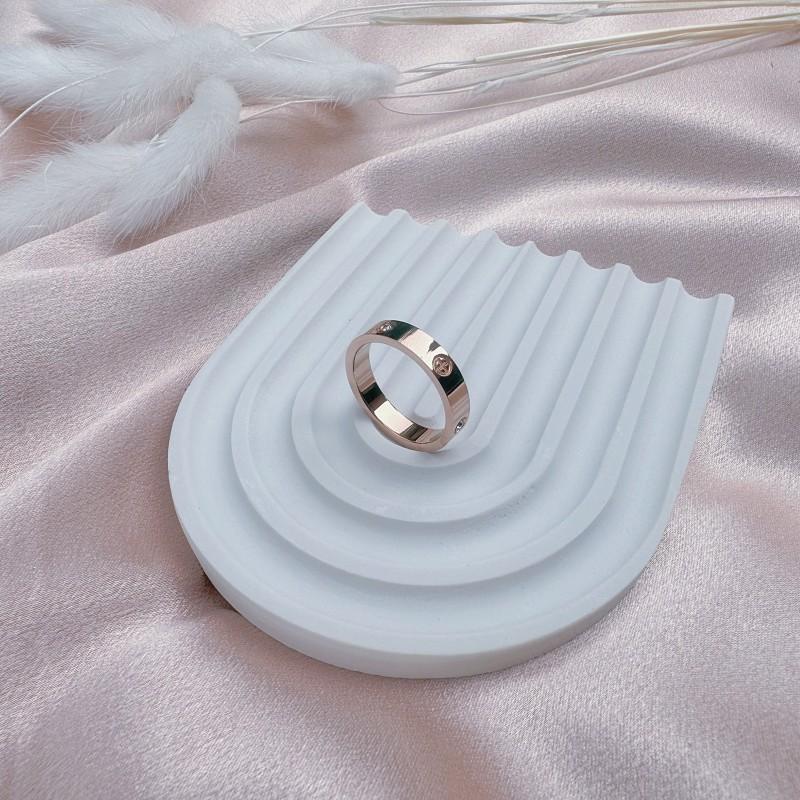 Trend Luxury Cross Stainless Steel Zircon Ring With Stone For Woman Girl For Men Couple Finger Wedding Ring bague femme