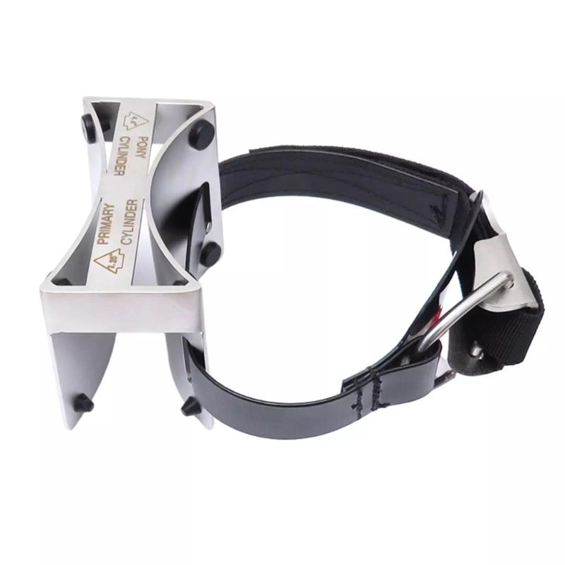 Scubas Ponies Mount Adjustable Ponies Bottle Holder Technical Diving Size Bottle Hoop Adjustable Ponies Bottle Holder 1