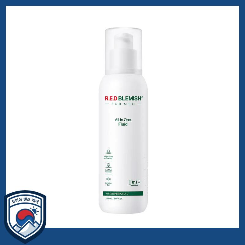 

[Dr.G] Red Blemish For Men All-In-One Fluid 150ml - Professional Cica Calming Recharge & Oil-Free Hydration Therapy