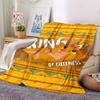 1Pc Lion Celebration Scene Blanket For Couch Bed Plush Cozy Fuzzy Blanket Super Soft Warm Blankets For Fall And Winter 0918267