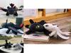Cum să antrenezi un dragon Toothless Night Fury Jucărie moale de pluș 20cm 25cm 35cm 45cm 65cm Cadou educațional pentru copii