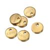 50pcs Stainless Steel End Charms Pendants Vacuum Plating Bracelet Chain Extension Tail Charm for DIY Jewelry Making No Fade