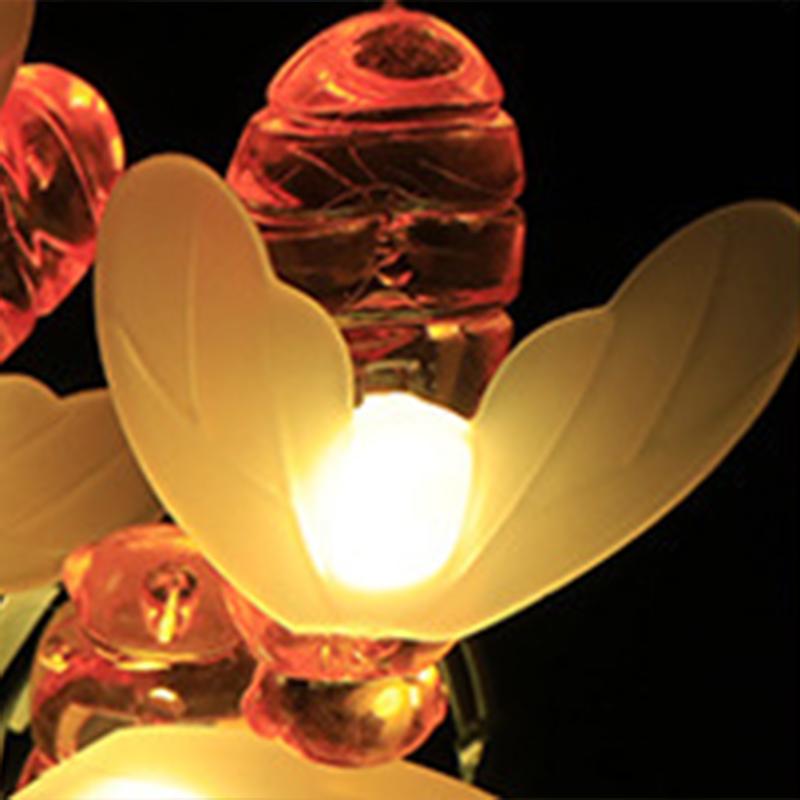 Solar Bee String Lights Outdoor Led Honeybee Fairy Lights Waterproof Solar  Lights for Gar