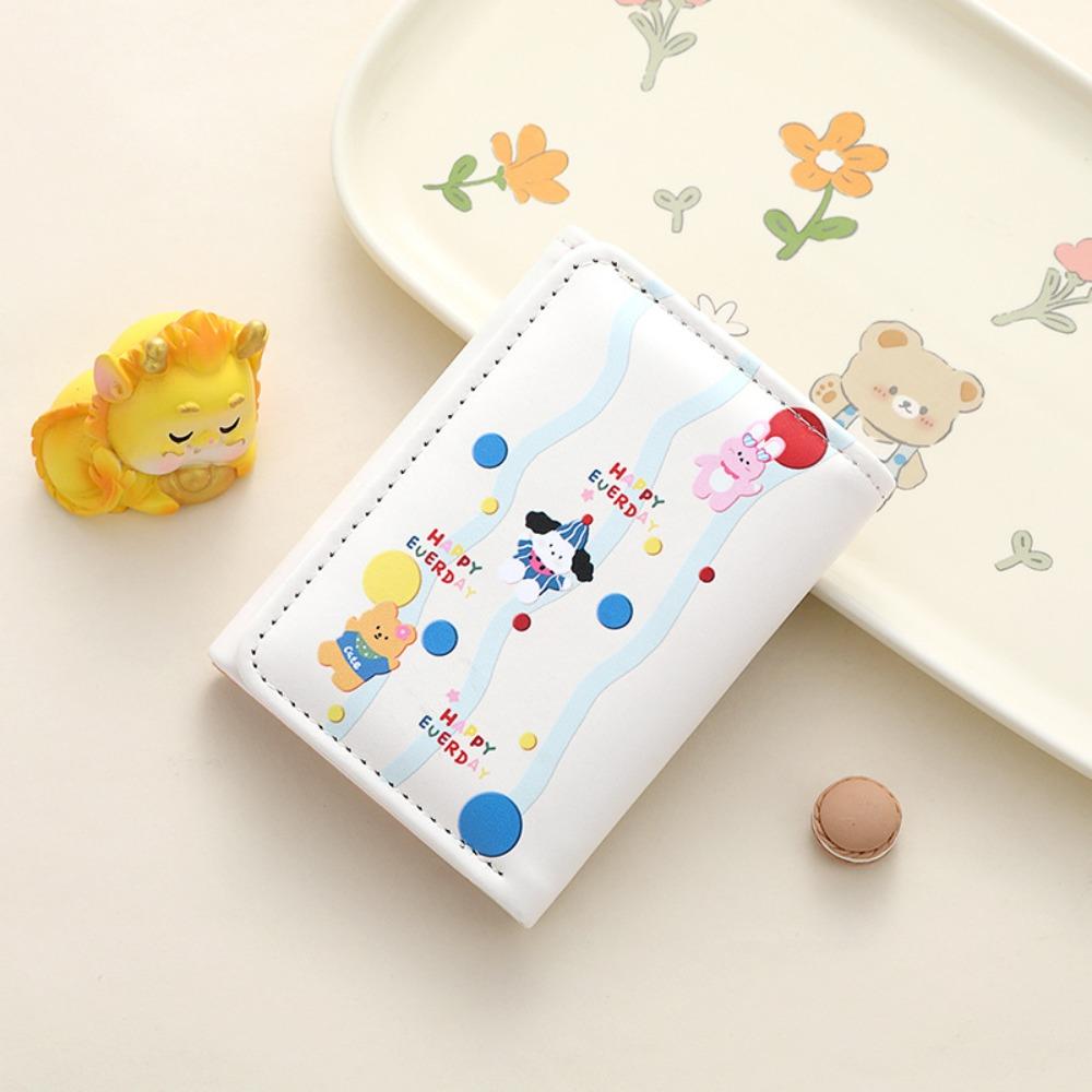 

Portable Short Women s Wallet Mini Large Capacity Coin Purse Multiple Card Slots Card Bags