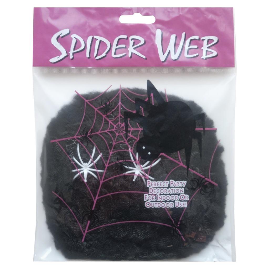 Pavučiny Halloweenské Dekorace S Falešnými , Super Pružné Pavučiny Na Halloween Vnitřní A Venkovní Party Potřeby Dekorace Garážových Vrat