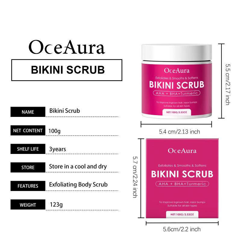 Oceaura Body Cleansing Scrub Gentle Cleansing Nourishing Soft Refreshing And Moisturizing Body Scrub