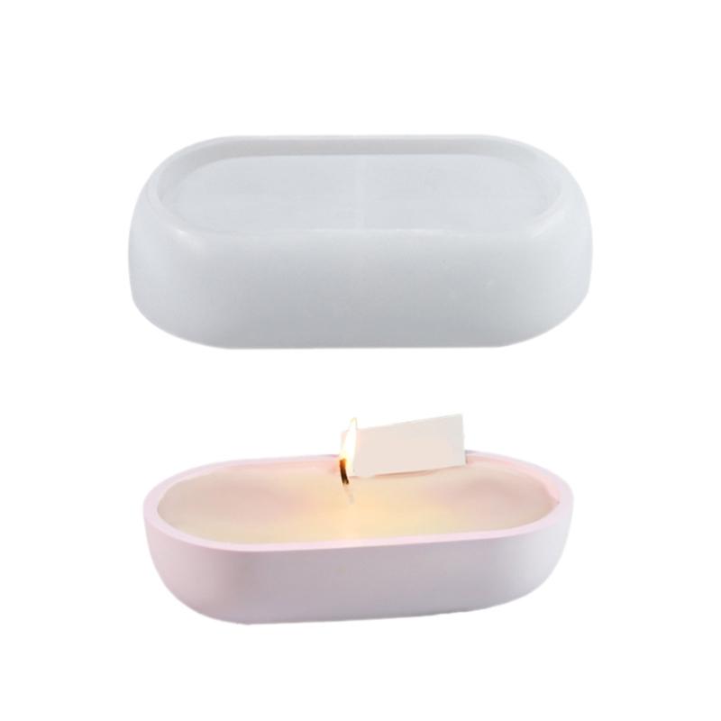 

Candle Jars and Storage Pots Mold Multiuse Silicone Candle Pots Mold for Homemade Vase and Candle Holder Container S