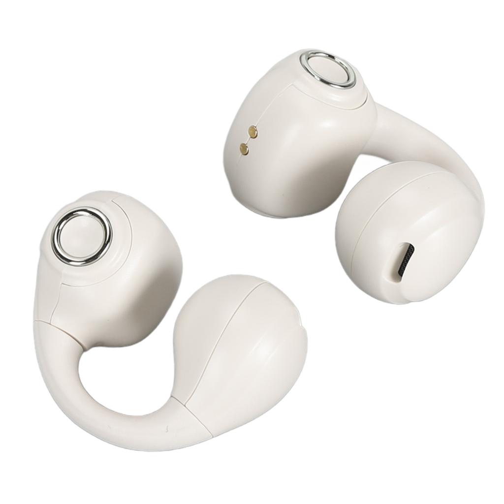 Clip Headphones 5.3 Noise Reduction IPX5 Waterproof Wireless Earbuds for Sports Fitness