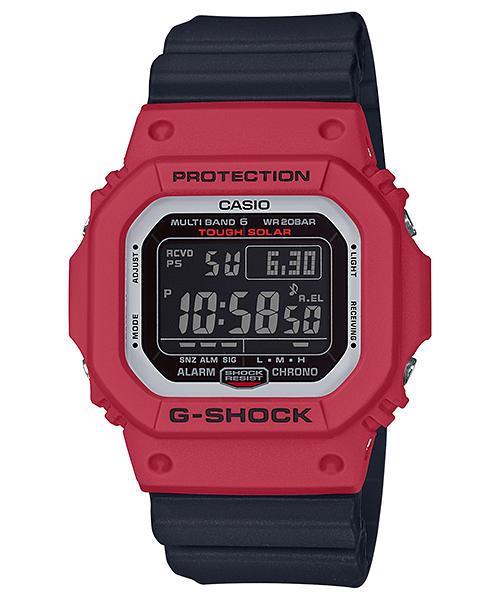 

Casio G-SHOCK Men s Resin 200M Water Resistant Shock Resistant Alarm Quartz Watch GW-M5610RB-4 красный