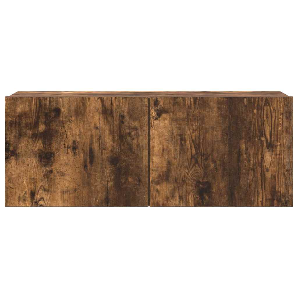 vidaXL 4-tlg. TV-Schrank-Set Räuchereiche Holzwerkstoff