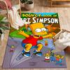 Simpsons Family Adventure Themed Anti-Slip Rugs - Polyester Home Decor, Suitable for Bedrooms, Living Rooms, Doorways, Studios, and Decorations