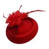 Floral Fascinator Hat Formal Hat Fedoras Hat Hair Clip Sweet Feather Hairpin  Photography Headdress