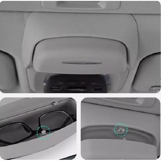 For -2024 Toyota Corolla Cross Glasses Case Sunglasses Holder Storage Box