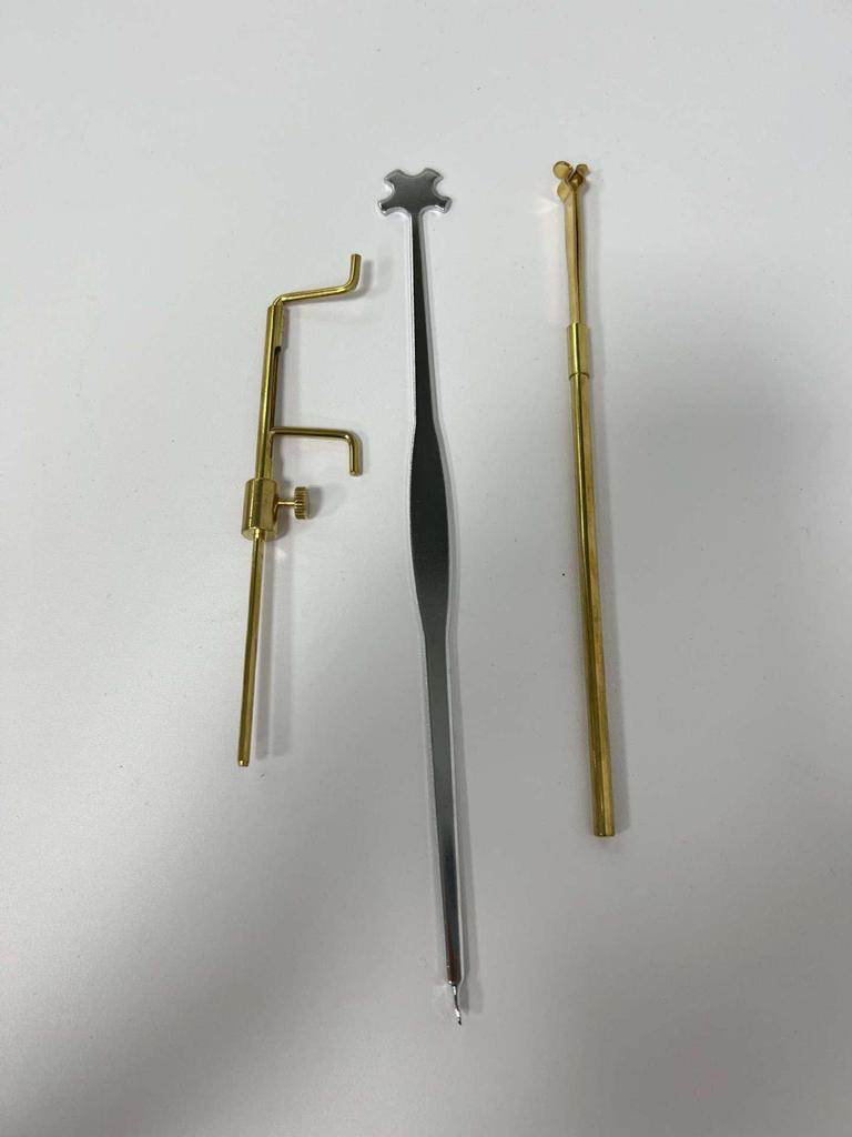 Violin & Cello Tool Set: Soundpost Hook, Clamp, Length Caliper