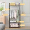 Clothing Rack Garment Rack with Bottom Shelf for Hanging Clothes Coat Skirts Shirts Sweaters Shoe Rack Storing Shoes