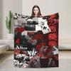 TV Alice In Borderlande Chishiya Blanket Cover Flannel Throw Blanket Summer Air Conditioning Personalised Soft Warm Bedspreads