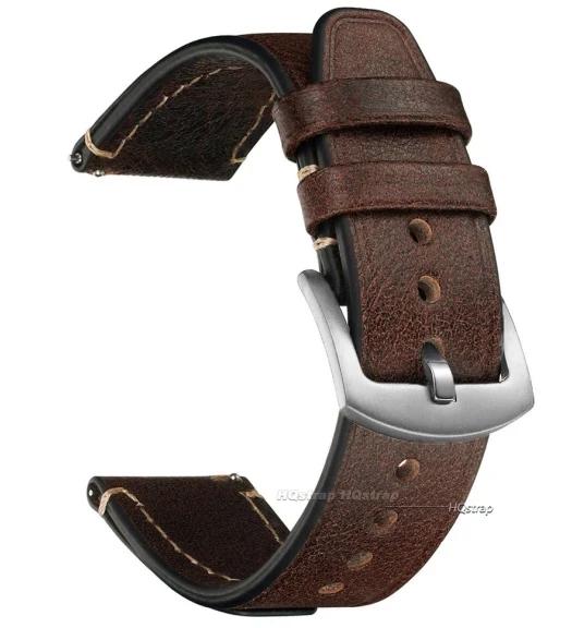 

Universal Retro Watchband for Rolex Leather Watch Straps for Seiko SmartWatches 18mm 20mm 22mm Men Women Wrist Belt Bracelet 18mm
