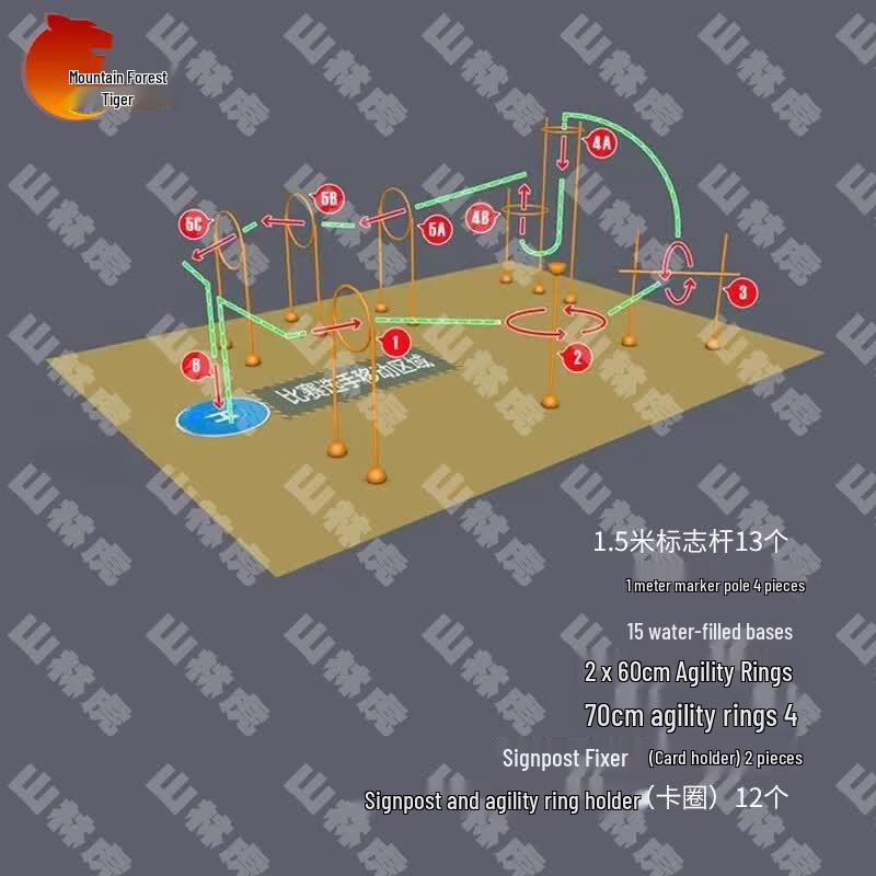 FPV Drone Obstacle Training Course Equipment