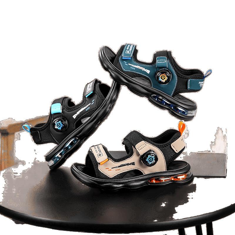 Classmates Children's Sandals One-word Sandals 2025 Summer Beach Sports Leisure Hiking Breathable Lightweight Teen
