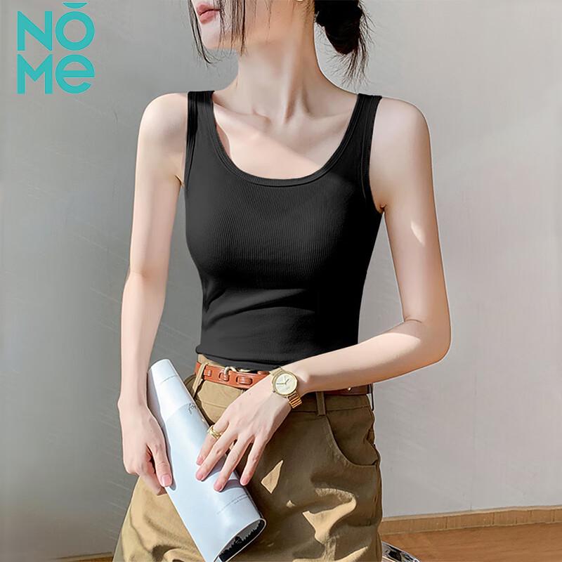 NOMe Women s Ribbed Wide Strap Camisole Top M