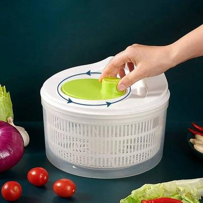 Vegetable Spinner Dehydrator Inertia Design Drain Kitchen Tool Multifunctional Fruit Washer Salad Vegetable Dryer Mixer