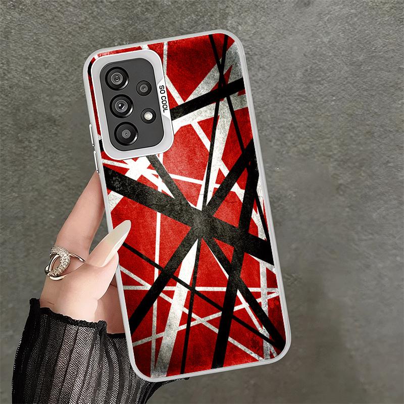 Eddie Van Halen Grafik Gitarre Stoßfeste Handyhülle für Samsung A17 A16 A15 A14 A37 A57 A36 A56 A26 A35 A55 A25 A34 A54 A24 A13