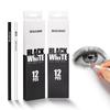 Brutfuner White Oil-Based Black Colored Pencil for Doodling and Painting