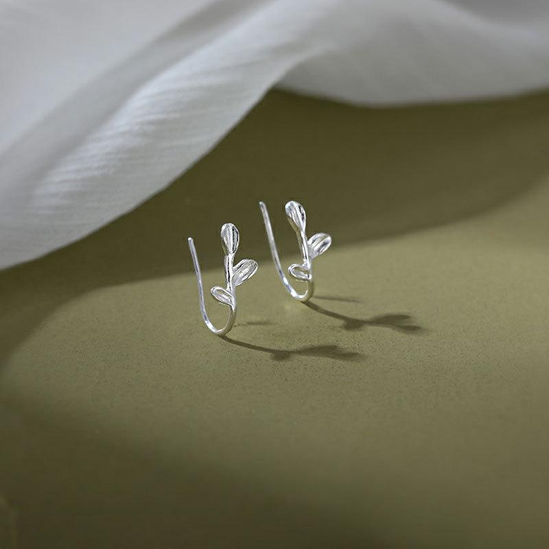 

Нежные листья, универсальные серьги для женщин с нишевым дизайном