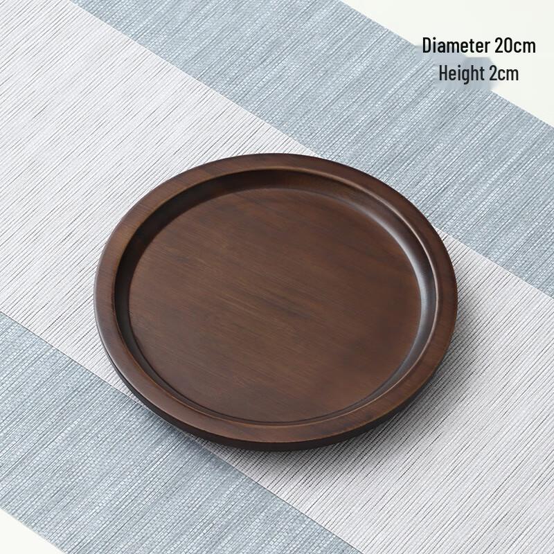 Serviertablett & Dessertteller aus Walnussholz