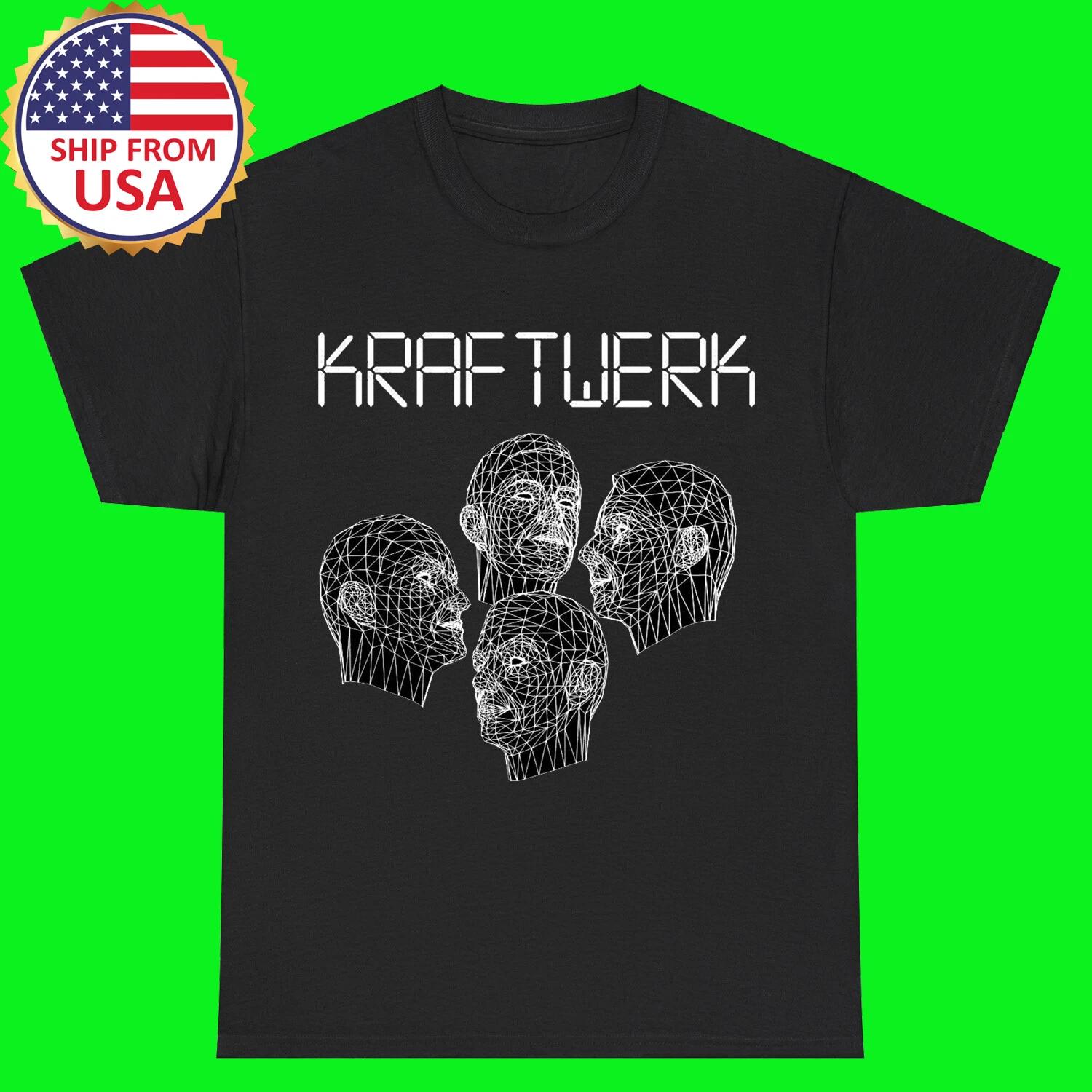 KRAFTWERK Human Robots Black T-Shirt Tee Top Unisex S