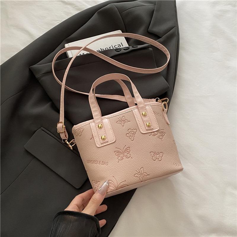Niche Fashion Portable Small Bag Women's New High-end Texture Messenger Bag Casual Versatile Bucket Bag