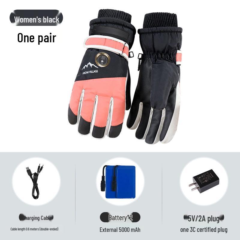 

Infrared Heated Winter Gloves for Outdoor Cycling, Motorcycling & Skiing One Size
