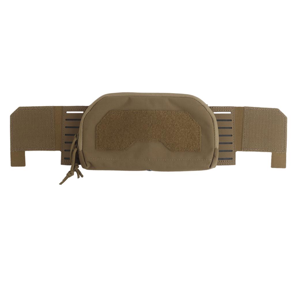 Front Storage Compact Bag Airsoft Front Storage Bag for Multi-Caliber Triple Mag Pouch Airsoft Vest Plate Carrier Accessory