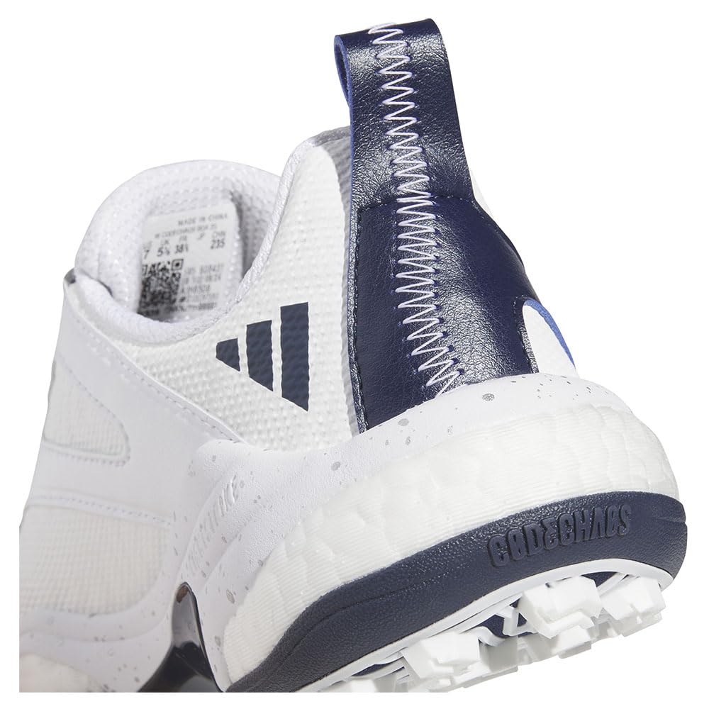 Golf Shoes Code Chaos 25 Boa Footwear Navy cm 2E [Adidas Golf] Women's White/Silver Metallic/College 24.5