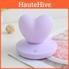 Love Heart Shaped Night Light Usb Rechargeable Soft Light Eye Protection Romantic Atmosphere Lamp Creative Style