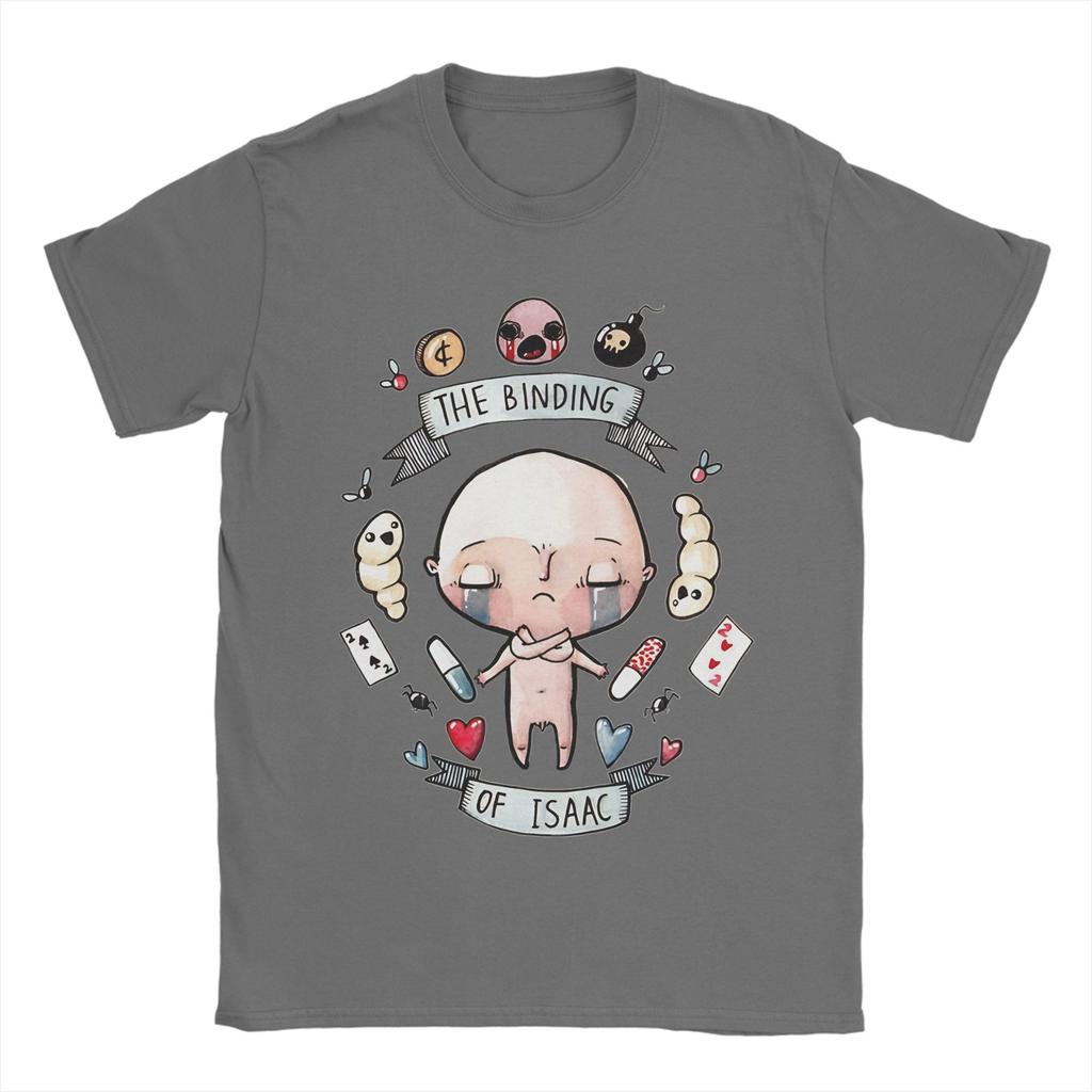 Unique The Binding Of Isaac  TShirt for Unisex Crewneck Cotton T Shirts  Short Sleeve Tee Shirt Plus Size Tops