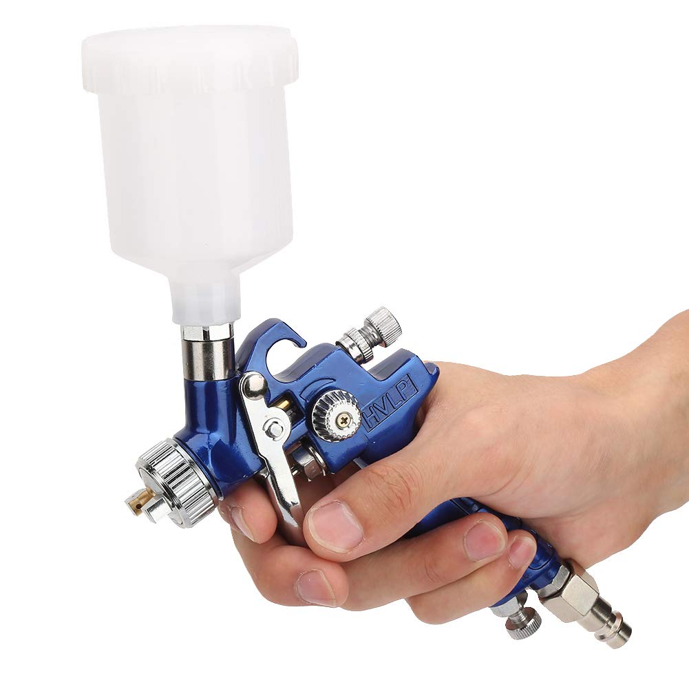 Furniture Spray Gun Oil Paint Spray Gun Aluminum Alloy Airbrush Car Spray Gun Oil Painting Pneumatic Airbrush European Type (0.8mm caliber)