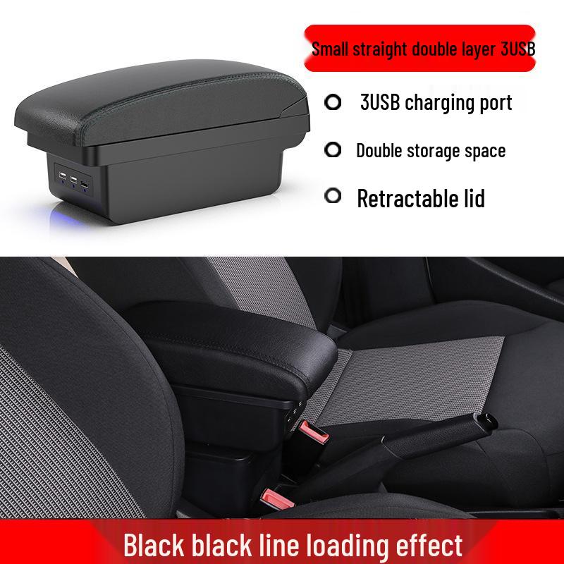 Ford Fiesta Armrest Box for Sedan & Hatchback Models - Upgraded Accessories