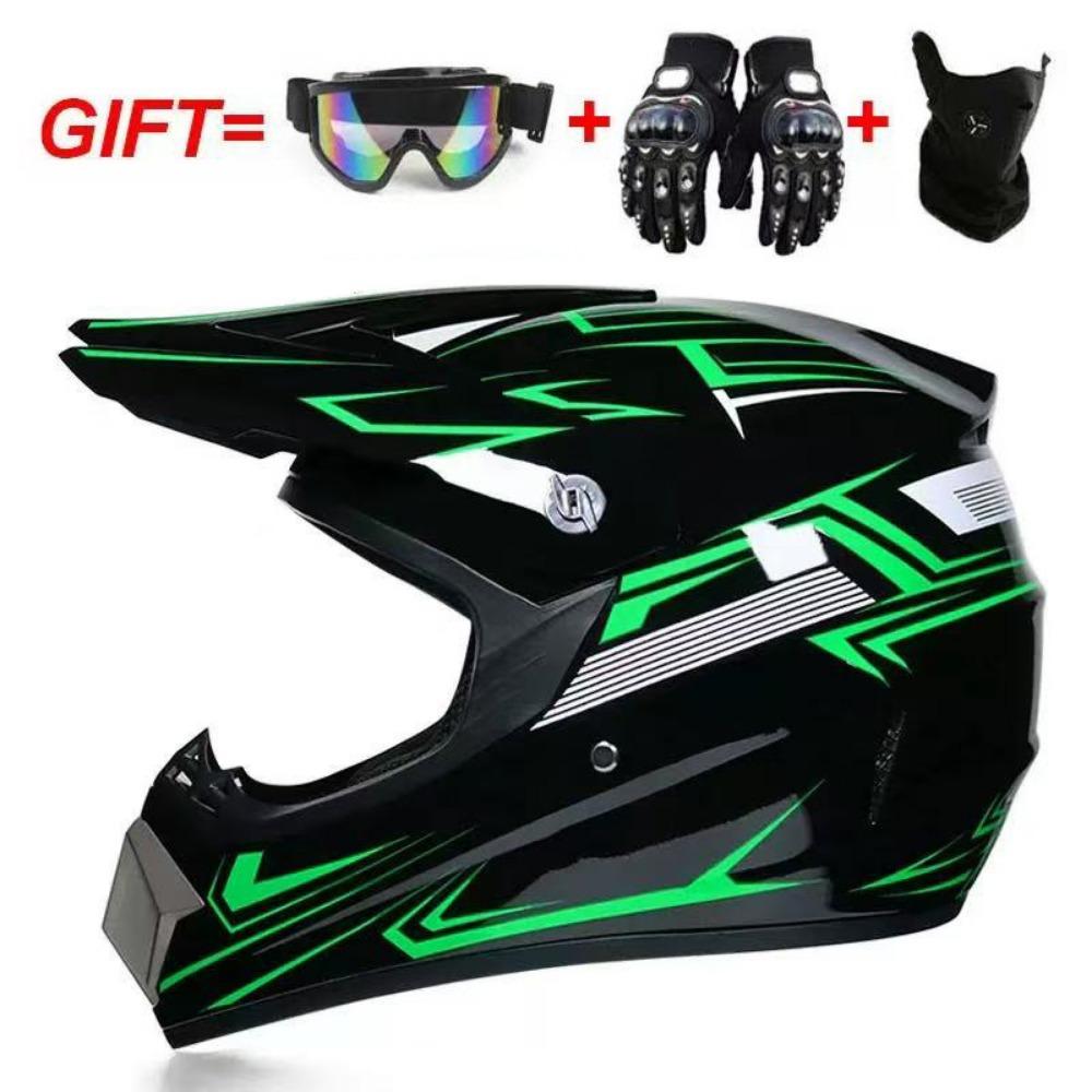 Cool Helmet Junior Motorcycle Helmet Mountain Bike ATV Off-Road Vehicle Helmet