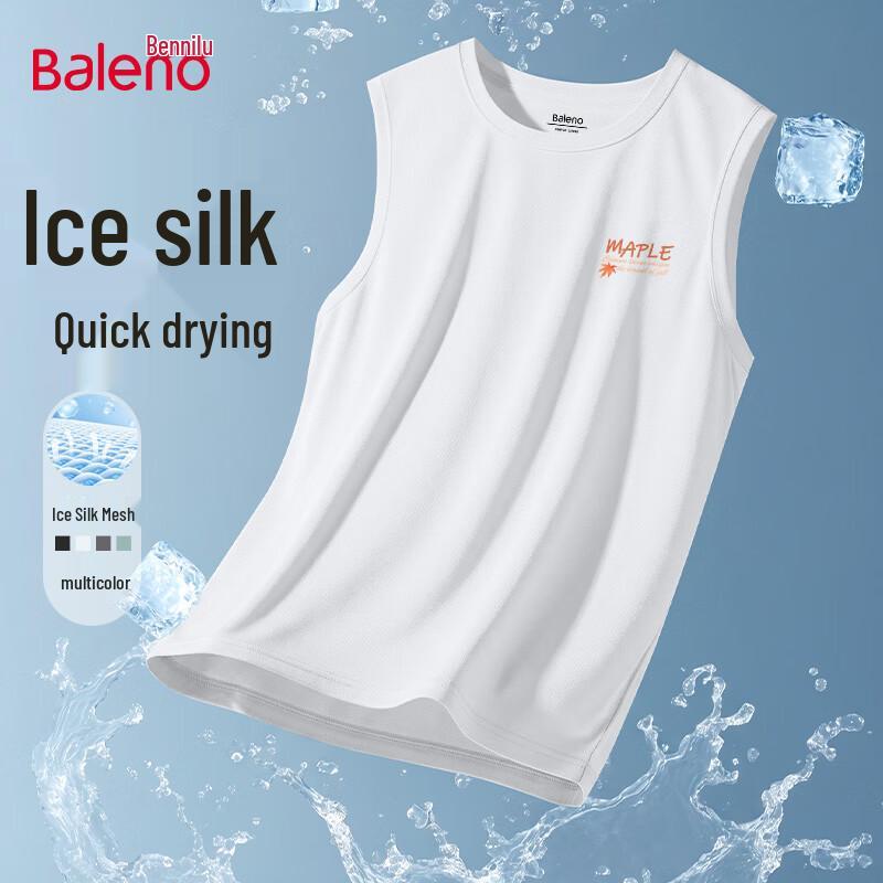 Baleno Men s Lightweight Breathable Sleeveless T-Shirt M