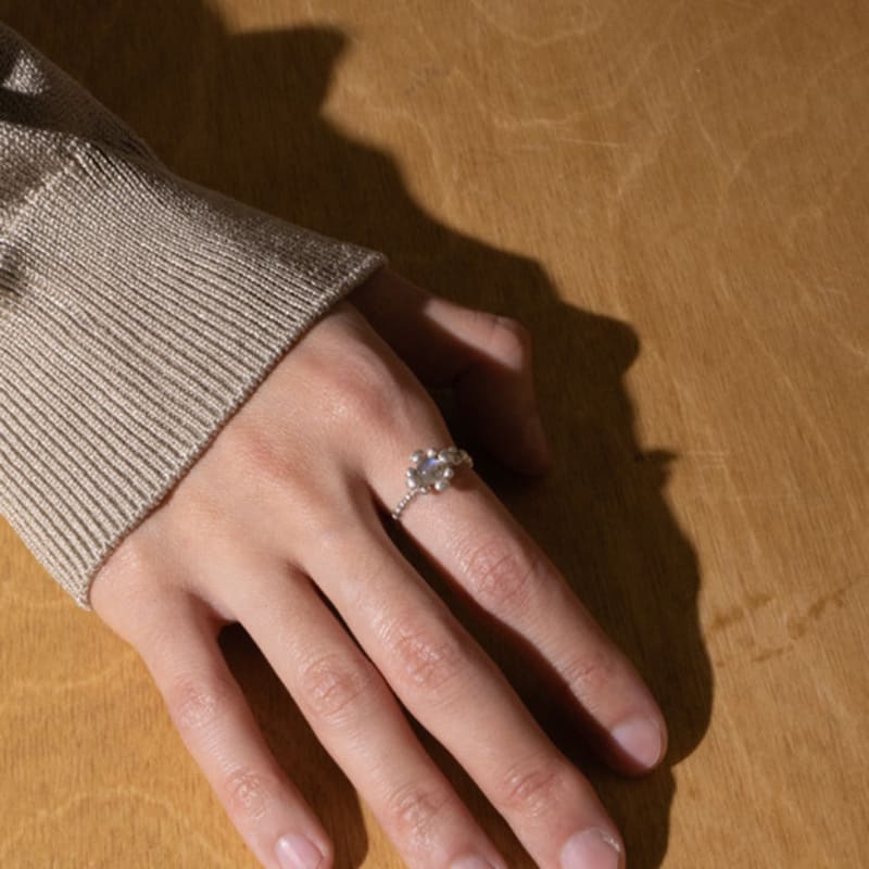 Kiee Oshimu (Silver 925) 004 Sunflower Glow Ring