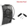 30W-600W Flexible Solar Panel 12V Battery Charger Dual USB With 10A-100A Controller Solars Cells Power Bank for Phone Car Yacht