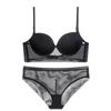 Sexy U-shaped halter, beautiful back underwear, smooth and seamless solid color underwear, big breasts and small, gather and support bra.