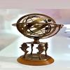 Brass Armillary Sphere Globe Nautical Desk Decor Astronomical Collectible by Berlin Nautical