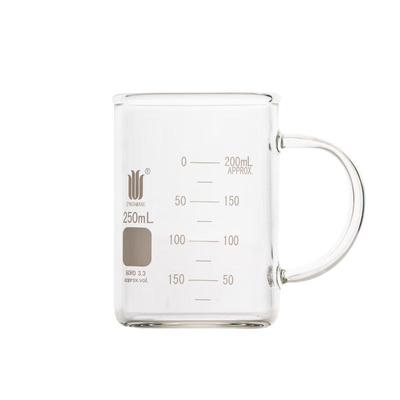 Becher aus hochborosilicate Glas mit Griff
