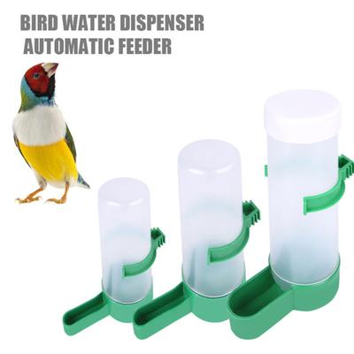 2Pcs Pet Drinking Fountain Large Capacity Dustproof Plastic Pet Food Feeder for Bird