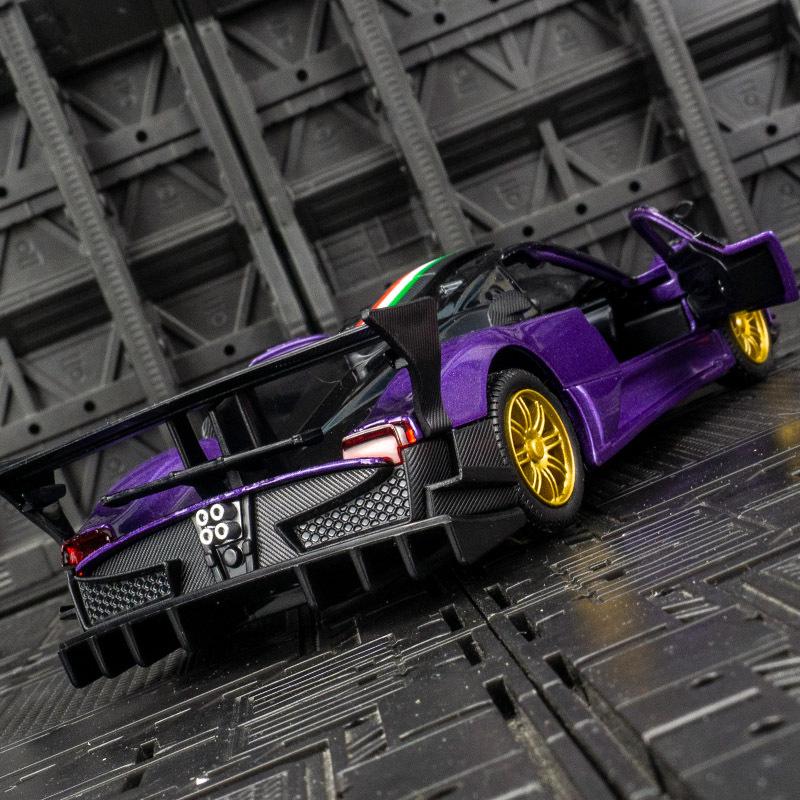 Caipo 88314 Wind Rider Alloy Car Model with Sound and Light – Pull-back Toy for Kids