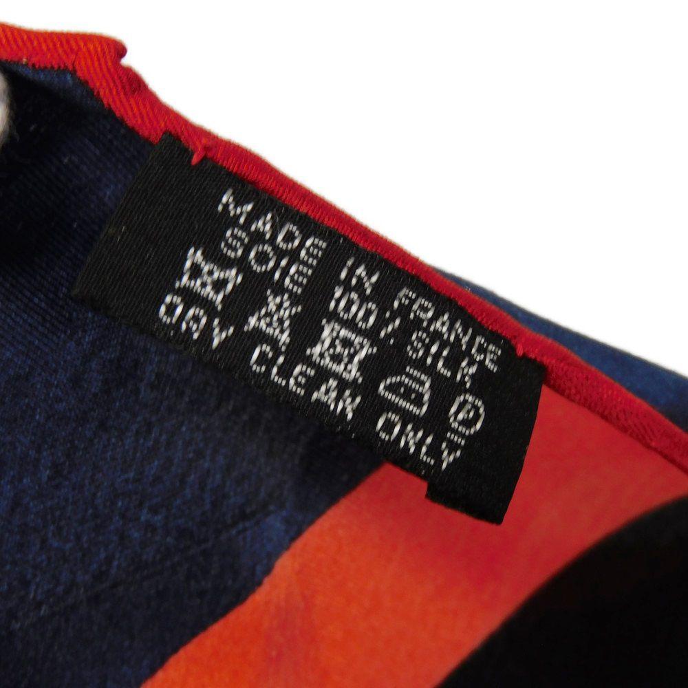 Used 9212 Rosange MM 7AS106 7955 Logo Stripe Orange Black Border Duke & Tiger 13815 Navy Women's from Japan AUTHENTIC